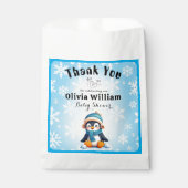 ペンギンカスタムデザインでバッグの赤ちゃんシャワー フェイバーバッグ (正面)