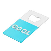 ペンギンカッコいいズ クレジットカード栓抜き (正面アングル)