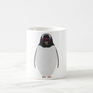 ペンギンカッコいい コーヒーマグカップ