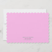 ペンギンカップケーキバースデーパーティ招待状 招待状 (裏面)