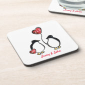 ペンギンカップルとハートバ結婚ルーズ コースター (左側)