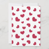 ペンギンカップルのロマンチックな招待 招待状 (裏面)