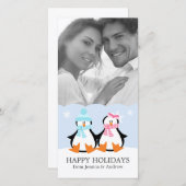 ペンギンカップル シーズンカード (正面/裏面)