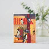 ペンギンカフェ ポストカード (スタンド正面)