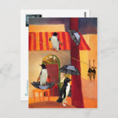 ペンギンカフェ ポストカード (正面/裏面)