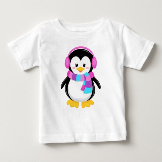 ペンギンガーリーシャツ ベビーTシャツ (正面)