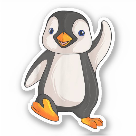 ペンギンキッズボーイズガールズウィメンズ シール (正面)