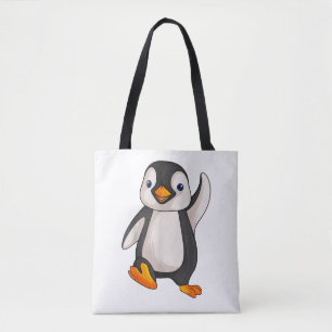 ペンギンキッズボーイズガールズウィメンズ トートバッグ