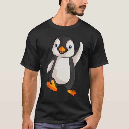ペンギンキッズボーイズガールズウィメンズ Tシャツ (正面)