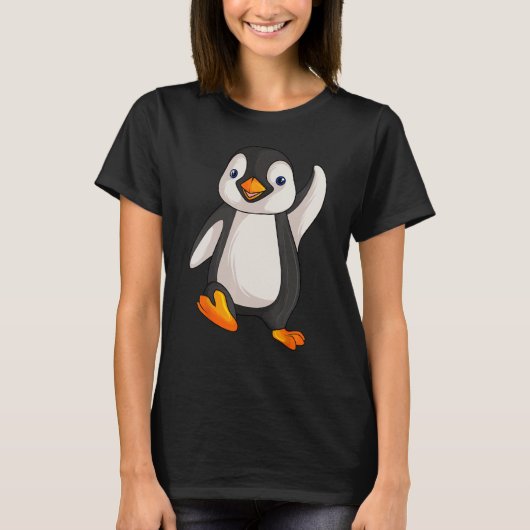 ペンギンキッズボーイズガールズウィメンズ Tシャツ (正面)
