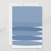 ペンギンキュート冬パーティー誕生日 招待状 (裏面)