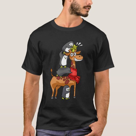 ペンギンキリン科 Tシャツ (正面)