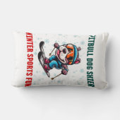 ペンギンクッキーかわいい漫画のキャラクターのスナック ランバークッション (裏面)