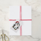 ペンギンクリスマスウィンターアニマルズホリデーペンギン ギフトタグ (より糸付き)