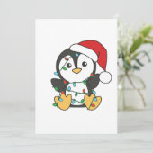 ペンギンクリスマスウィンターアニマルズホリデーペンギン シーズンカード (スタンド正面)