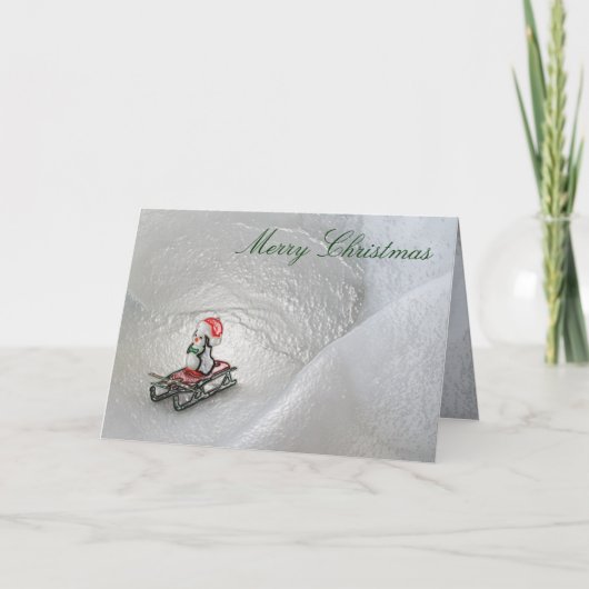 ペンギンクリスマスカードバイジャンツ シーズンカード (正面)