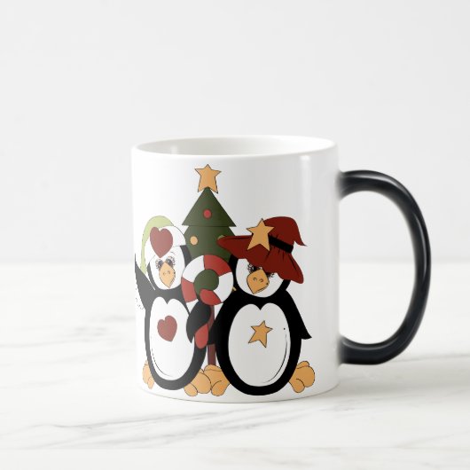ペンギンクリスマスギフトマグ モーフィングマグカップ (右)