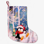 ペンギンクリスマスストッキング スモールクリスマスストッキング (正面)