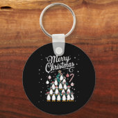 ペンギンクリスマスツリーペンギンクリスマスツリーメリーCh キーホルダー (正面)