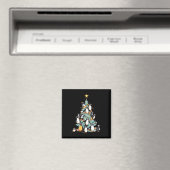 ペンギンクリスマスデイアイスバードアニマルサンタクロース マグネット (インサイチュ (食洗機))