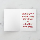 ペンギンクリスマスパラダイスアートカスタム シーズンカード (内部)