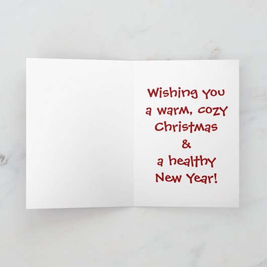 ペンギンクリスマスパラダイスアートカスタム シーズンカード (内部)