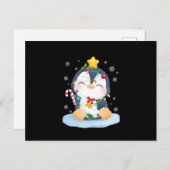 ペンギンクリスマスメリークリスマス 案内ポストカード (正面/裏面)