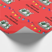 ペンギンクリスマスラッピング紙 ラッピングペーパー (角)