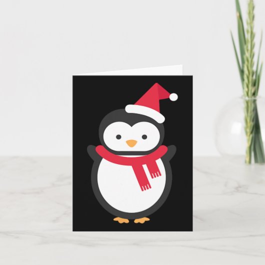 ペンギンクリスマス カード (正面)