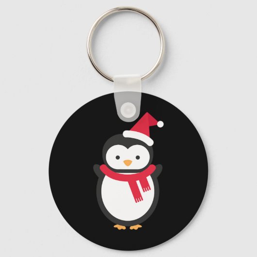 ペンギンクリスマス キーホルダー (正面)