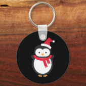 ペンギンクリスマス キーホルダー (正面)