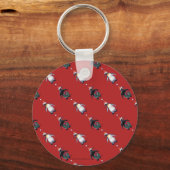 ペンギンクリスマス キーホルダー (正面)