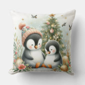 ペンギンクリスマス クッション (正面)