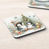 ペンギンクリスマス コースター (左側)