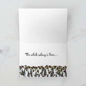 ペンギンクリスマス シーズンカード (内部)