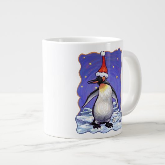 ペンギンクリスマス ジャンボコーヒーマグカップ (正面右)