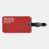 ペンギンクリスマス ラゲッジタグ (裏面横)