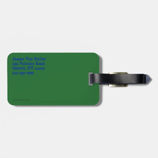 ペンギンクリスマス ラゲッジタグ (裏面横)