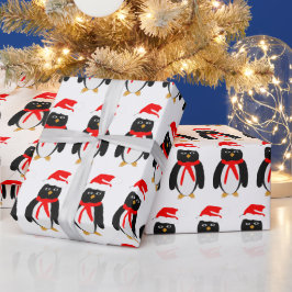 ペンギンクリスマス ラッピングペーパー