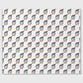 ペンギンクリスマス ラッピングペーパー (フラット)