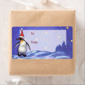 ペンギンクリスマス ラベル (インサイチュ)