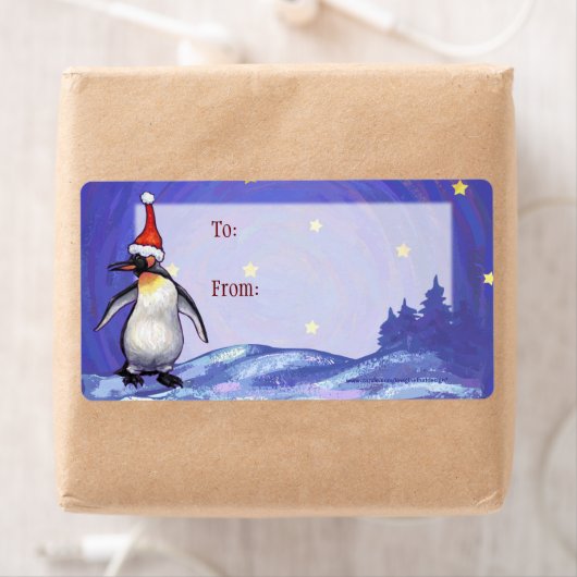 ペンギンクリスマス ラベル (インサイチュ)