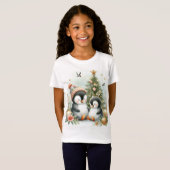 ペンギンクリスマス Tシャツ (正面フル)