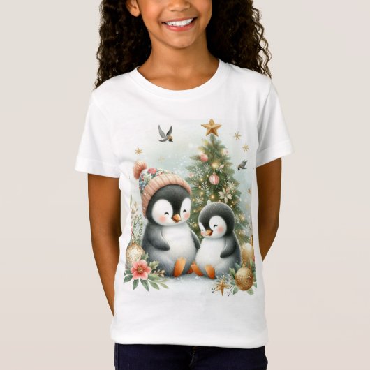 ペンギンクリスマス Tシャツ (正面)