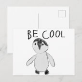 ペンギンクールグはがき ポストカード (正面/裏面)