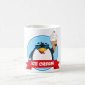 ペンギンクールホールディングアイスクリーム コーヒーマグカップ