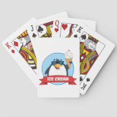 ペンギンクールホールディングアイスクリーム トランプ (裏面)