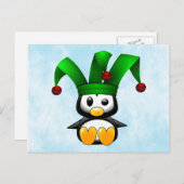 ペンギングリーンジェスターズハット ポストカード (正面/裏面)