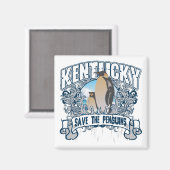 ペンギンケンタッキー マグネット (正面/裏面)