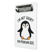 ペンギンサイズの私、背の低い女の子の日 ミニクリップボード (アングル2)